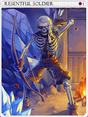 Resentful Soldier Card illustration