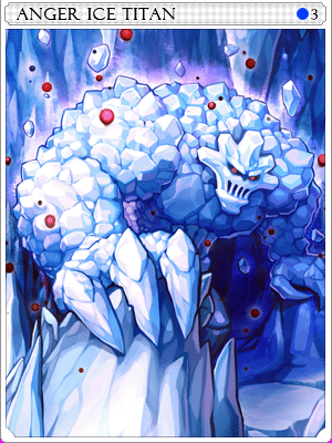 Furious Ice Titan Card illustration