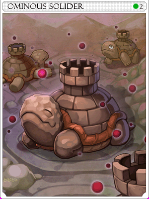 Ominous Solider Card illustration