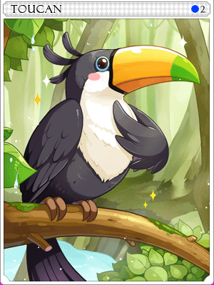 Toucan Card illustration