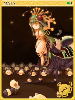 Maya Card illustration