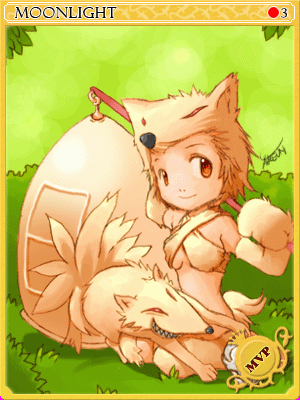 Moonlight Flower Card illustration