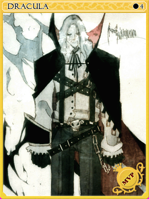 Dracula Card illustration