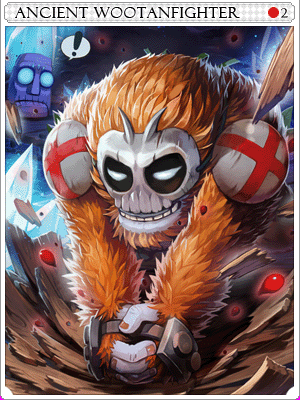 Ancient Wootan Fighter Card illustration