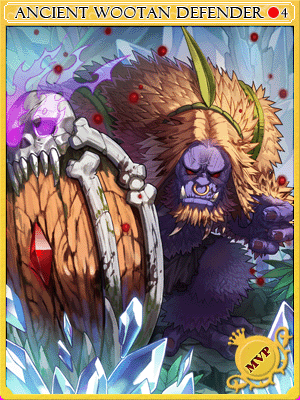 Ancient Wootan Defender Card illustration
