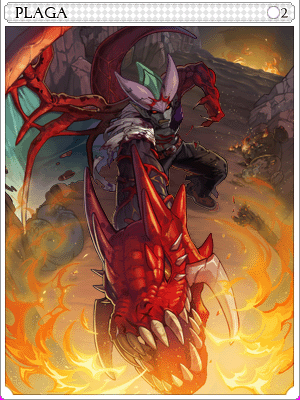 Plaga Card illustration