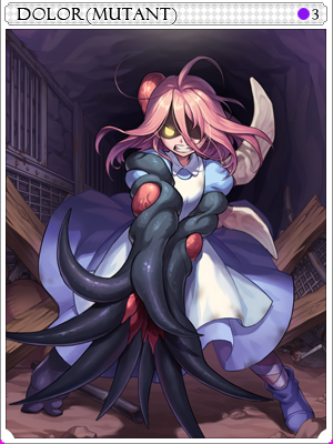 Mutant Dolor Card illustration