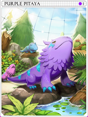 Purple Pitaya Card illustration