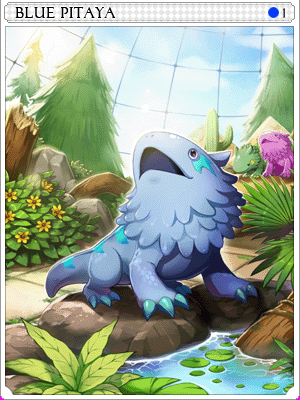 Blue Pitaya Card illustration