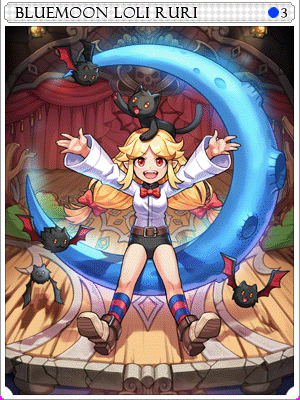 Blue Moon Loli Ruri Card illustration