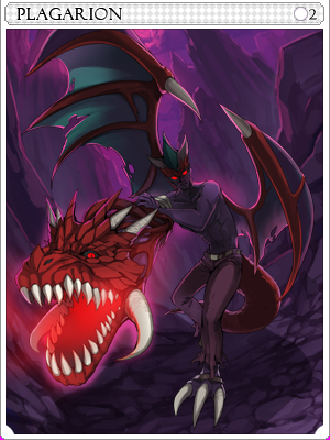 Plagarion Card illustration