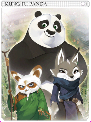 Kung Fu Panda Card illustration
