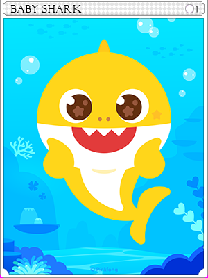 Baby Shark Card illustration