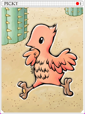 Picky Card illustration