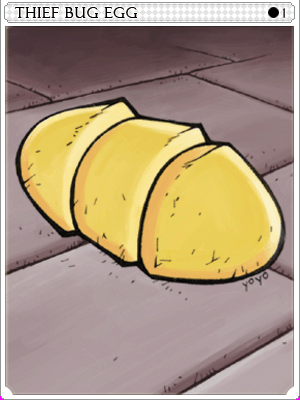 Thief Bug Egg Card illustration