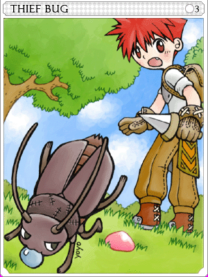 Thief Bug Card illustration