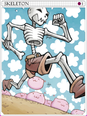 Skeleton Card illustration