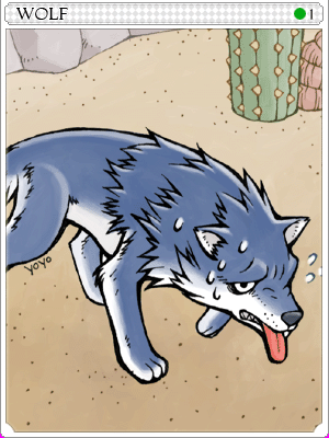 Wolf Card illustration