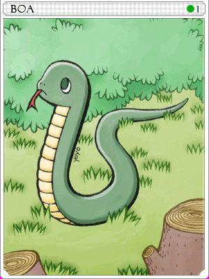 Snake Card illustration
