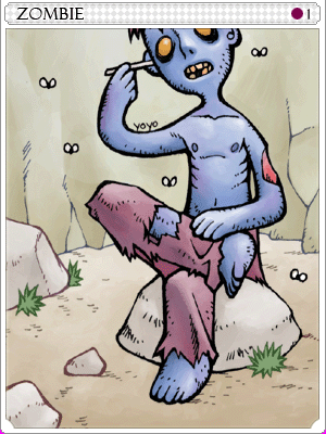 Zombie Card illustration