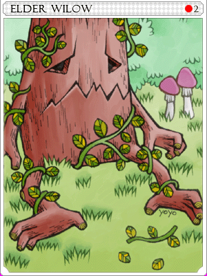 Elder Willow Card illustration