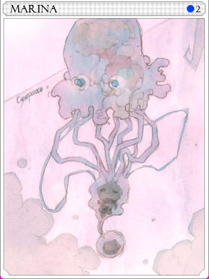 Marina Card illustration