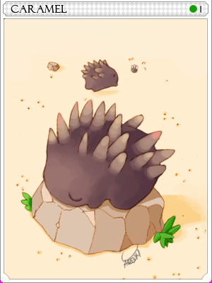 Caramel Card illustration