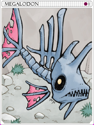 Megalodon Card illustration