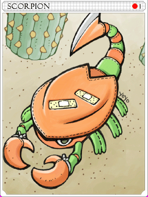 Scorpion Card illustration