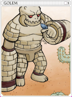 Golem Card illustration
