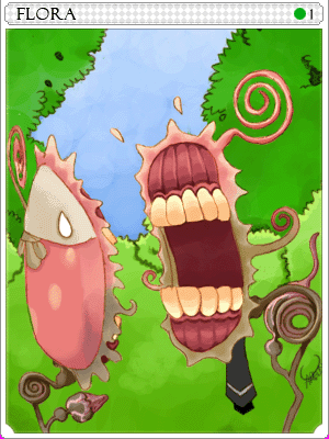 Flora Card illustration