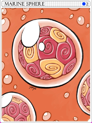 Marine Sphere Card illustration