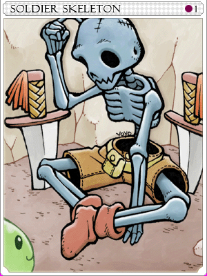 Soldier Skeleton Card illustration