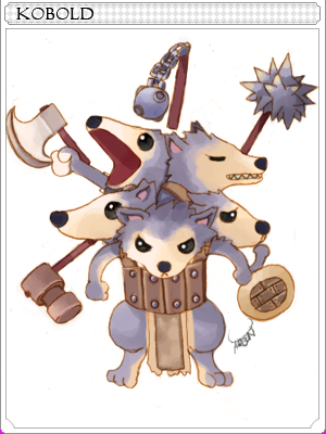 Kobold Card illustration