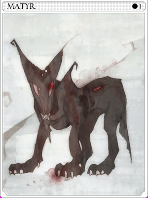 Matyr Card illustration
