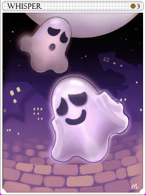 Whisper Card illustration