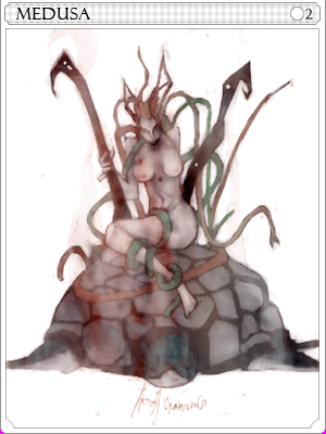 Medusa Card illustration