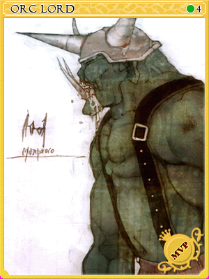 Orc Lord Card illustration