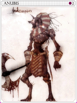 Anubis Card illustration