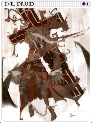 Evil Druid Card illustration