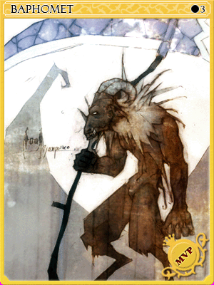 Baphomet Card illustration