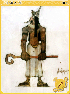 Pharaoh Card illustration