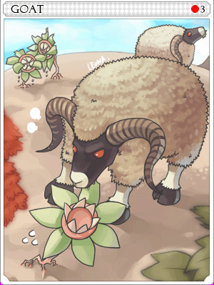 Goat Card illustration