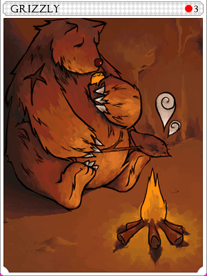 Grizzly Card illustration