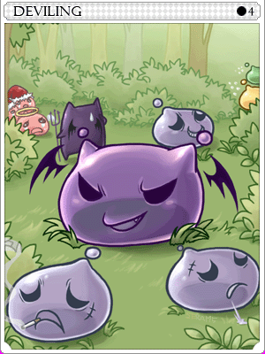 Deviling Card illustration