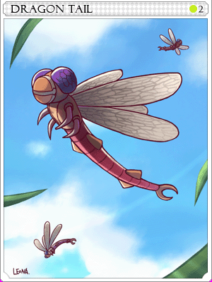 Dragon Tail Card illustration