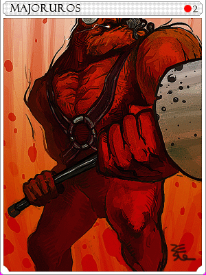 Majoruros Card illustration