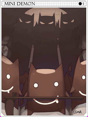 Mini Demon Card illustration