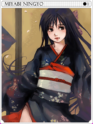 Miyabi Doll Card illustration