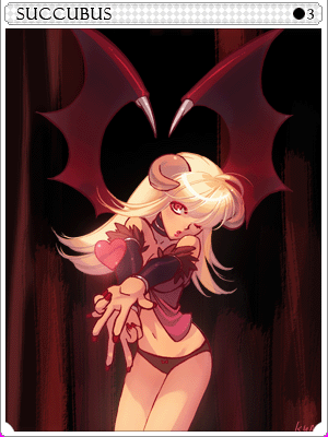 Succubus Card illustration